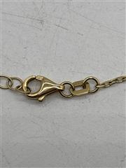 14k Yellow Gold Clover Bracelet - 6.8 Grams